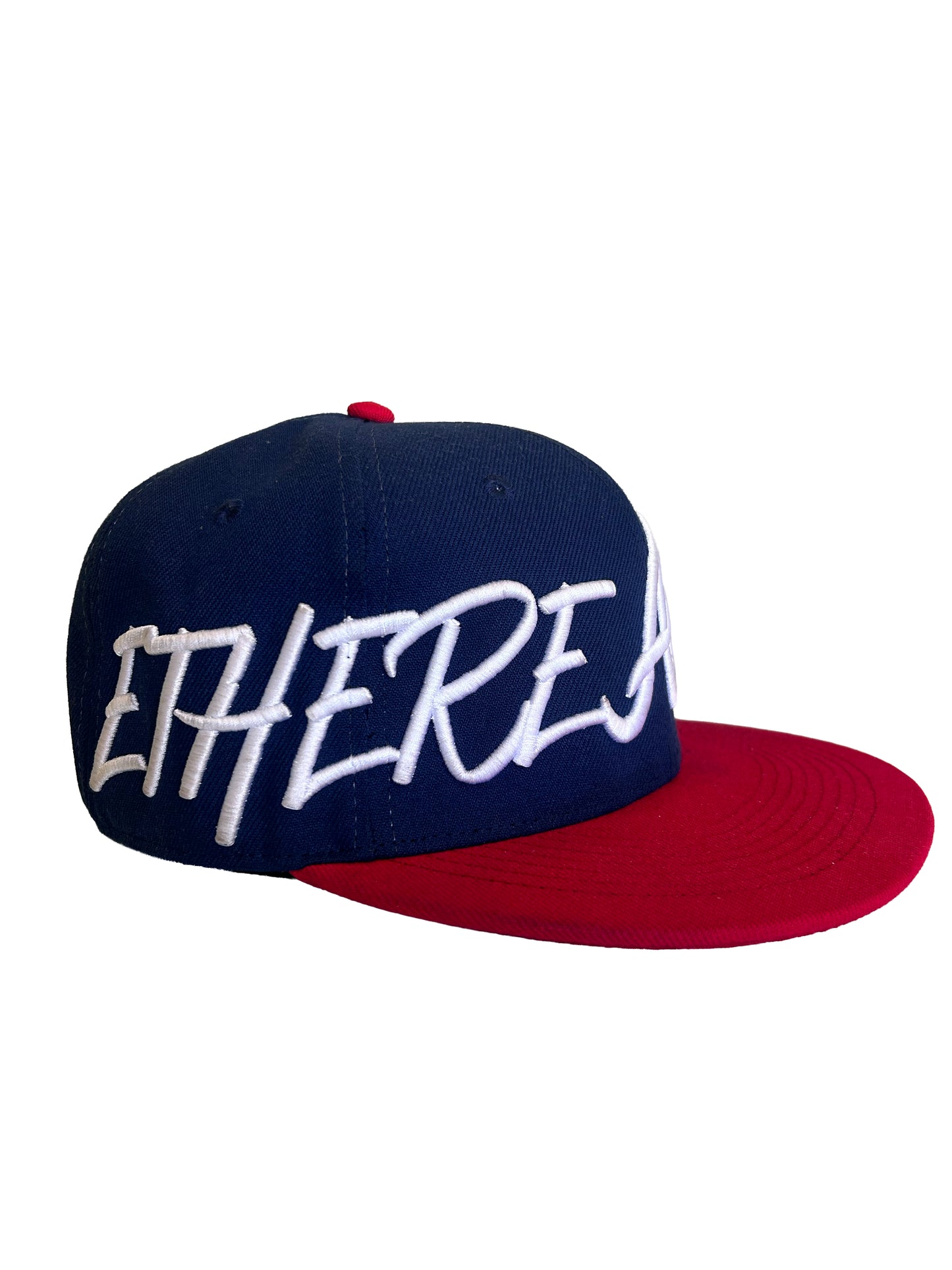Ethereal Fitted Cap 'Blue and Red'
